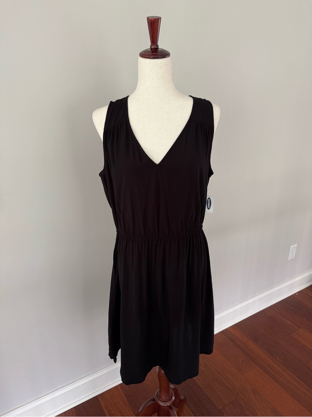Old Navy Black V-Neck Dress